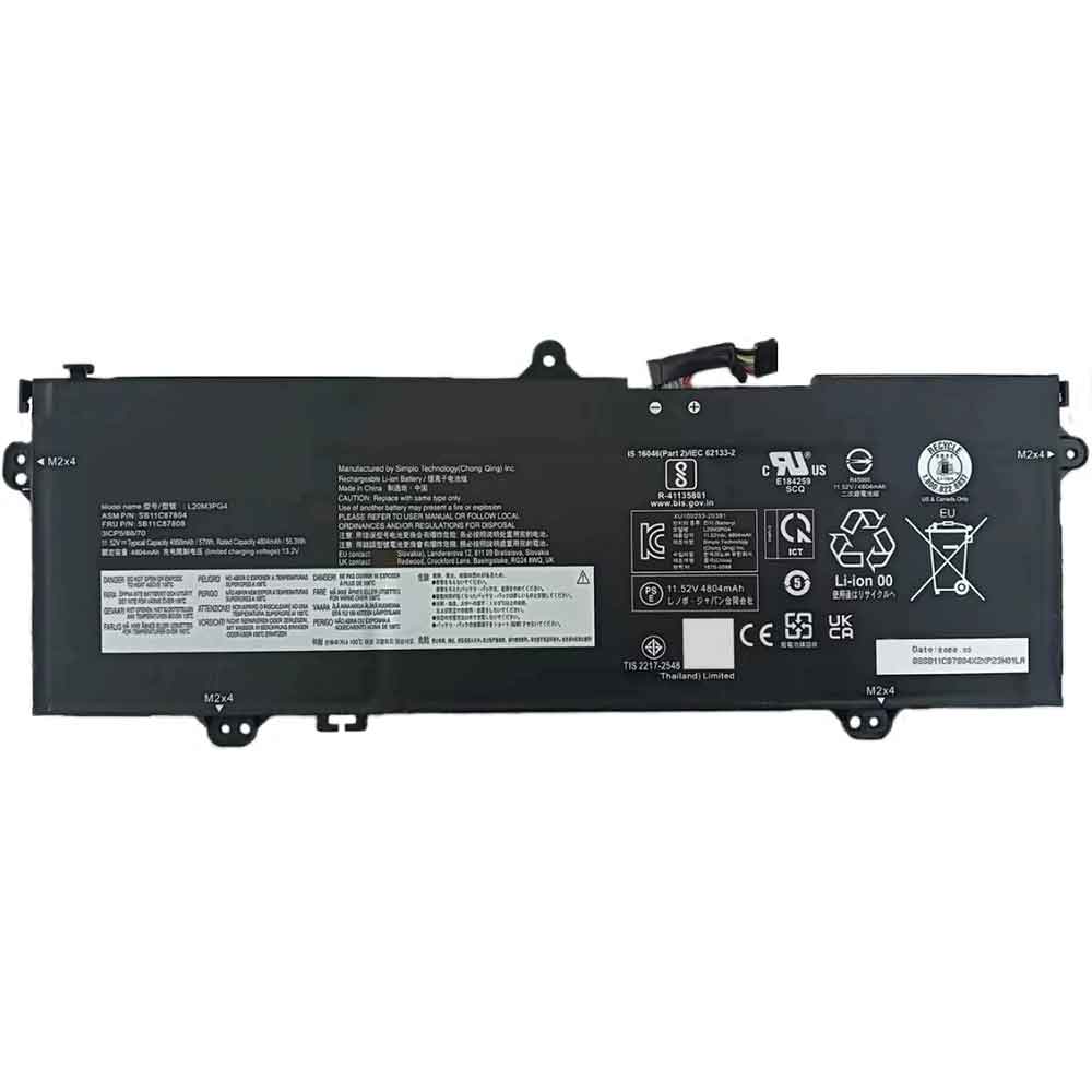 Batería para L12L4A02-4INR19/lenovo-L20M3PG4